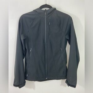 Icebreaker Wool Insulated Soft shell Hooded Jacket Women’s Small Black Outdoor